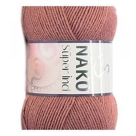 Nako 2248 Süper İnci Marsala Kırmızı 100 gr El Örgü İpi
