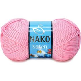 Nako 229 Saten Toz Pembe İp