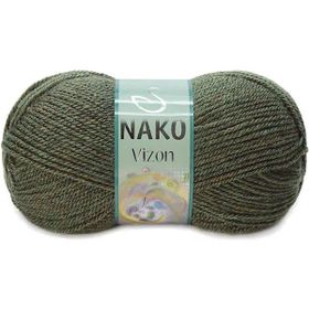 Nako 23520 Vizon Melanj Haki El Örgü İpliği