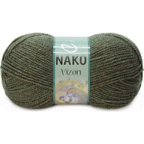 Nako 23520 Vizon Melanj Haki El Örgü İpliği