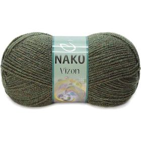 Nako 23520 Vizon Melanj Haki El Örgü İpliği