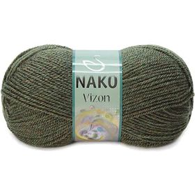Nako 23520 Vizon Melanj Haki El Örgü İpliği