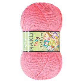 Nako 236 Gül Pembe 100 gr Lüks Minnoş El Örgü İpi