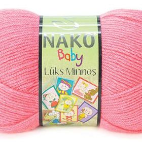 Nako 236 Gül Pembe 100 gr Lüks Minnoş El Örgü İpi