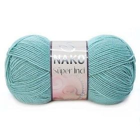 Nako 2524 Mint Yeşili Süper İnci El Örgü İpi