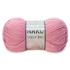 Nako 275 Gül Kurusu Süper İnci 100 gr El Örgü İpi