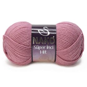 Nako 275 Gül Kurusu Süper İnci 100 gr El Örgü İpi
