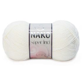 Nako 300 Ekru Süper İnci 100 gr El Örgü İpi