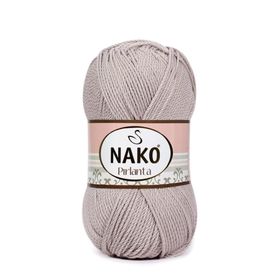 Nako 3079 5 Adet 100 gr Pembeli Gri Süper İnci El Örgü İpi