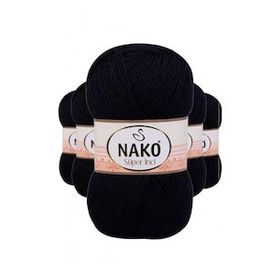 Nako 3088 Lacivert Süper İnci 5 Adet 100 gr El Örgü İpi