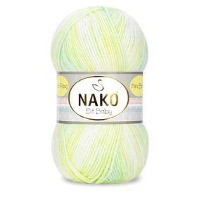 Nako 32424 100 gr Elit Baby Mini Batik Örgü İpi