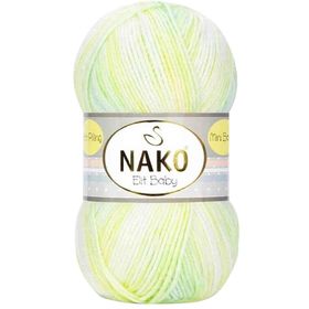 Nako 32424 100 gr Elit Baby Mini Batik Örgü İpi