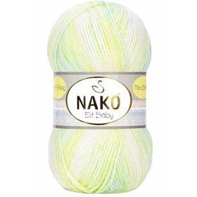 Nako 32424 100 gr Elit Baby Mini Batik Örgü İpi