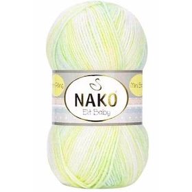 Nako 32424 100 gr Elit Baby Mini Batik Örgü İpi