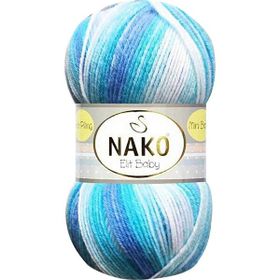 Nako 32455 1 Adet Elit Baby Mini Batik Bebe El Örgü İpi Okyanus