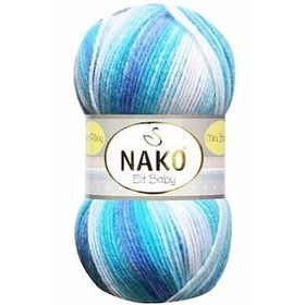 Nako 32455 100 gr Elit Baby Mini Batik Örgü İpi