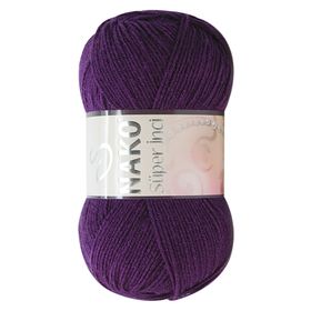 Nako 3260 5 Adet 100 gr Mor Süper İnci El Örgü İpi