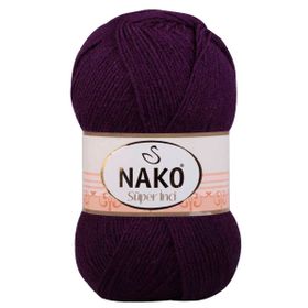 Nako 3260 Mor 100 gr Süper İnci El Örgü İpi