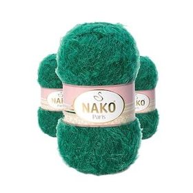 Nako 3440 Haki 3 Adet Paris El Örgü İpi Yünü