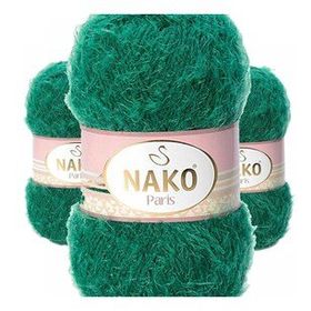 Nako 3440 Haki 3 Adet Paris El Örgü İpi Yünü