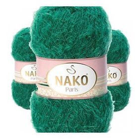 Nako 3440 Haki 3 Adet Paris El Örgü İpi Yünü