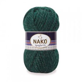 Nako 3444 Ada Yeşili Spaghetti Örgü İpi