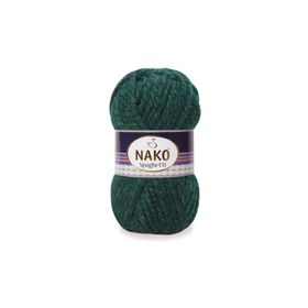 Nako 3444 Ada Yeşili Spaghetti Örgü İpi
