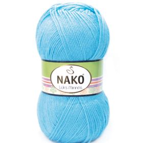 Nako 4041 Bebek Mavi 100 gr Lüks Minnoş El Örgü İpi