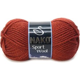 Nako 4409 Kiremit 1 Adet Sport Wool Atkı Bere Ceket Yelek Örgü İpi Yünü