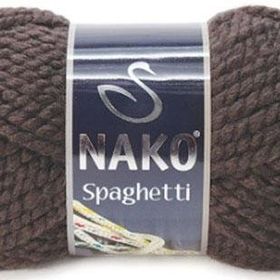Nako 4987 Spaghetti Koyu Kahve Örgü İpi