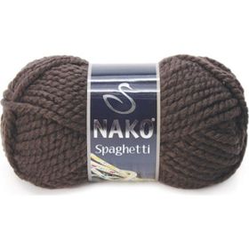 Nako 4987 Spaghetti Koyu Kahve Örgü İpi
