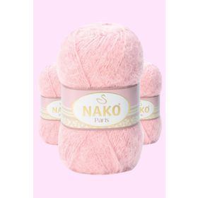 Nako 5408 Gül Paris 3 Adet El Örgü İpi Yünü