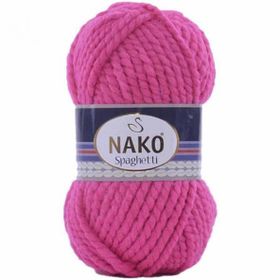 Nako 5571 Spaghetti Fuşya Örgü İpi