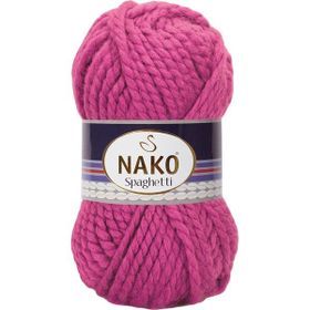 Nako 5571 Spaghetti Fuşya Örgü İpi