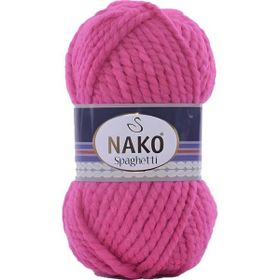 Nako 5571 Spaghetti Fuşya Örgü İpi