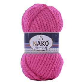 Nako 5571 Spaghetti Fuşya Örgü İpi