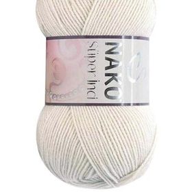 Nako 6383 Süper İnci Koyu Krem 100 gr El Örgü İpi