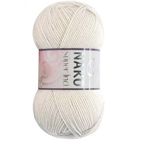 Nako 6383 Süper İnci Koyu Krem 100 gr El Örgü İpi