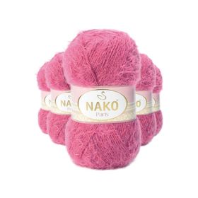 Nako 6578 5 Adet Koyu Pembe Paris El Örgü İpi Yünü