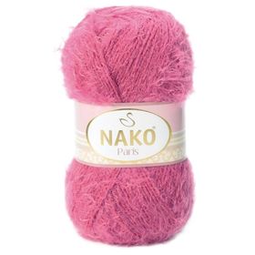 Nako 6578 Paris Koyu Pembe El Örgü İpi Yünü