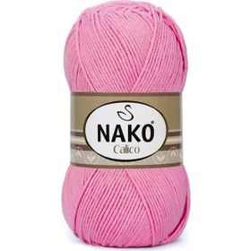 Nako 6668 100 gr Calico El Örgü İpi
