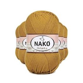 Nako 6706 5 Adet Altın Pırlanta Amigurumi El Örgü İpi Yünü