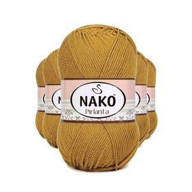 Nako 6706 5 Adet Altın Pırlanta Amigurumi El Örgü İpi Yünü