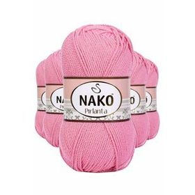 Nako 6740 5 Adet Pembe Pırlanta Amigurumi El Örgü İpi Yünü