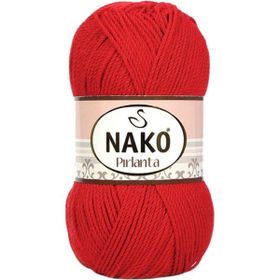Nako 6741 Kırmızı Gelincik 1 Adet Pırlanta Amigurumi El Örgü İpi Yünü