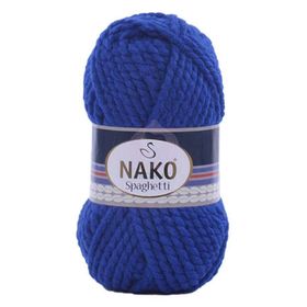 Nako 6744 Spaghetti Saks Mavisi Örgü İpi