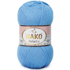 Nako 6976 Canlı Mavi Pırlanta 100 gr El Örgü İpi