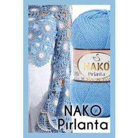 Nako 6976 Canlı Mavi Pırlanta 100 gr El Örgü İpi