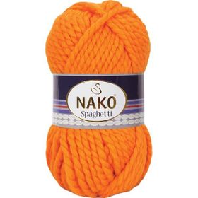 Nako 93 Spaghetti Turuncu Örgü İpi