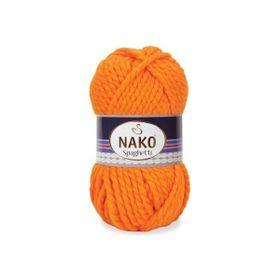Nako 93 Spaghetti Turuncu Örgü İpi